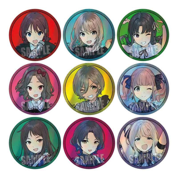 トレーディングホログラム缶バッジ ガールズバンドクライ 1箱9個入り [ベルハウス][トレーディング]