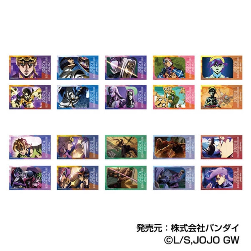 Memory Cut Sticker JoJo's Bizarre Adventure Golden Wind (1 Box of 10 Pieces) [Hasepro][Trading]
