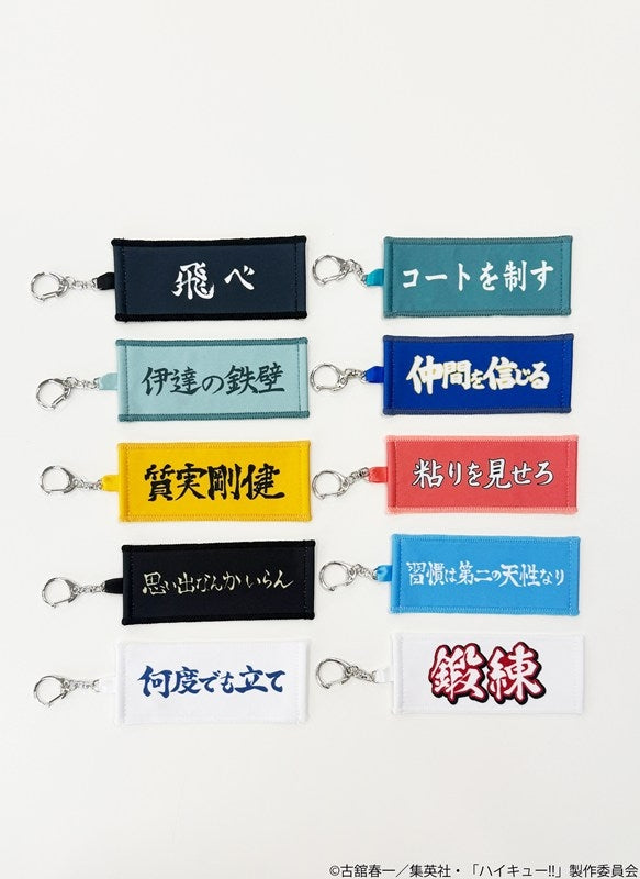 Haikyu!! Trading Miniature Towel Keychain: Banner Vol. 1 (Box of 10) [Toho][Trading]
