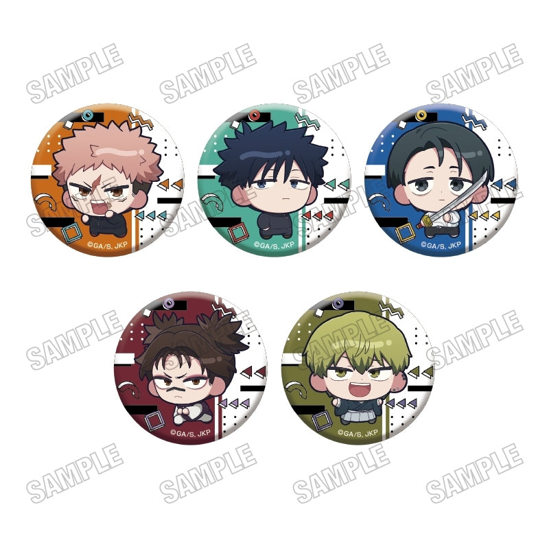 TV Anime "Jujutsu Kaisen" Newly Illustrated Can Badge Collection, 1 Box (5 pieces) [Medicos Entertainment][Trading]