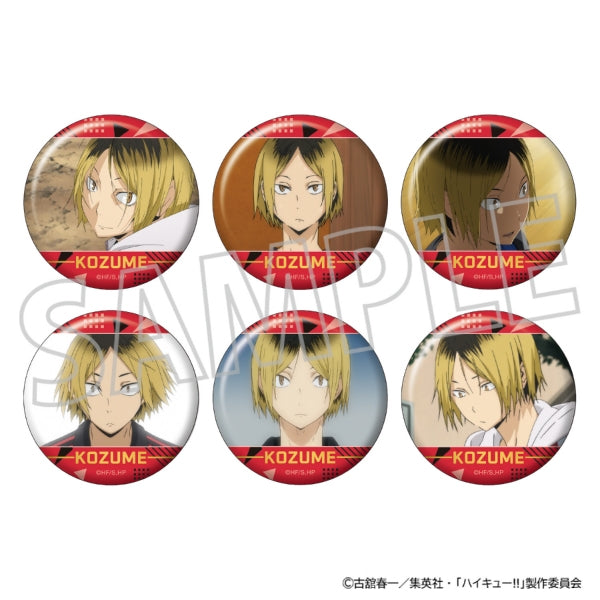 Haikyu!! Character Badge Collection - Kozume Kuroo Version, Box of 6 [Movic][Trading]