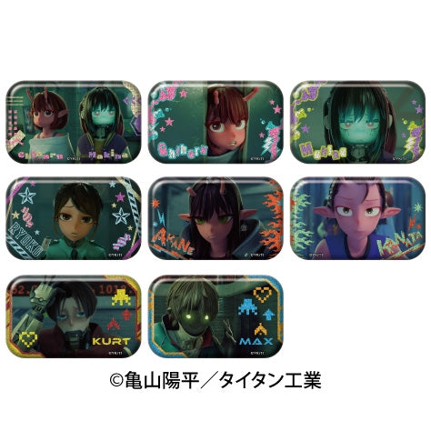 銀河特急 ミルキー☆サブウェイ ラメキラスクエアカンバッジ 1箱8個入り [エンスカイ][トレーディング]