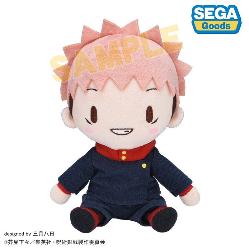 Anime "Jujutsu Kaisen" 5th Anniversary Yuji Itadori Fuwapuchi Plush (M) [Sega Fave][GOODS]