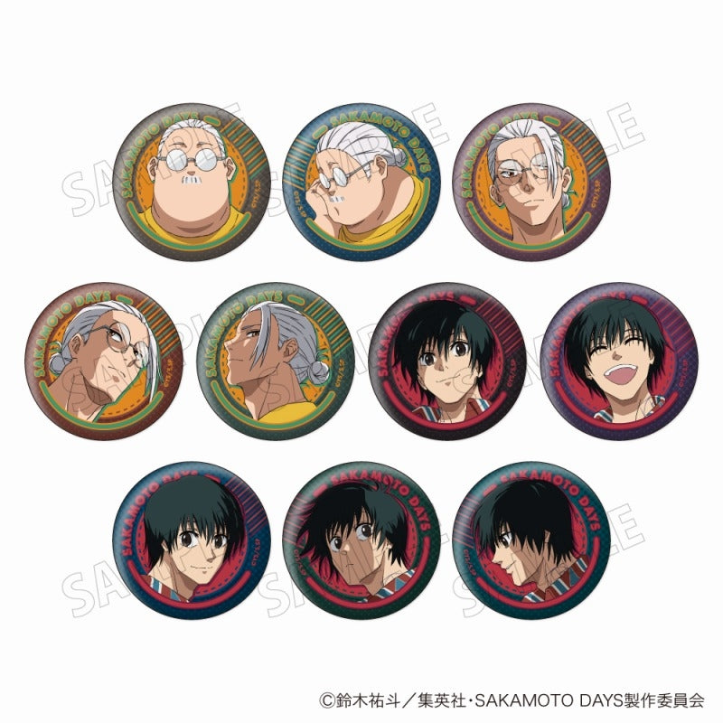 SAKAMOTO DAYS 坂本&南雲 顔コレ缶バッジガム 1箱10個入り [ジーベック][GOODS]