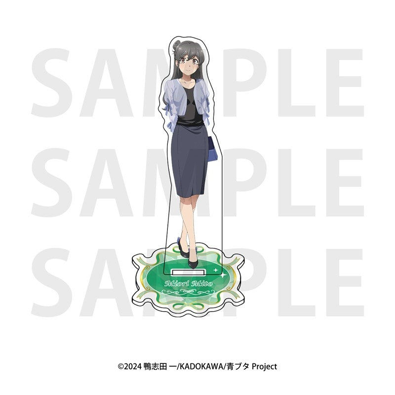 Anime "Rascal Does Not Dream of a Santa Claus Dream" Acrylic Stand Miori Mito [Edith][GOODS]