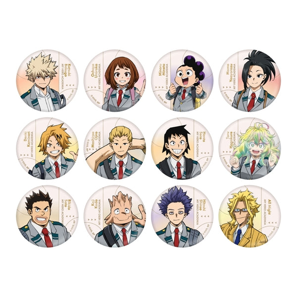 My Hero Academia Epilogue Visual Trading Holographic Can Badge B [All 12 Types] 1 Box of 12 Pieces [Toho][Trading]