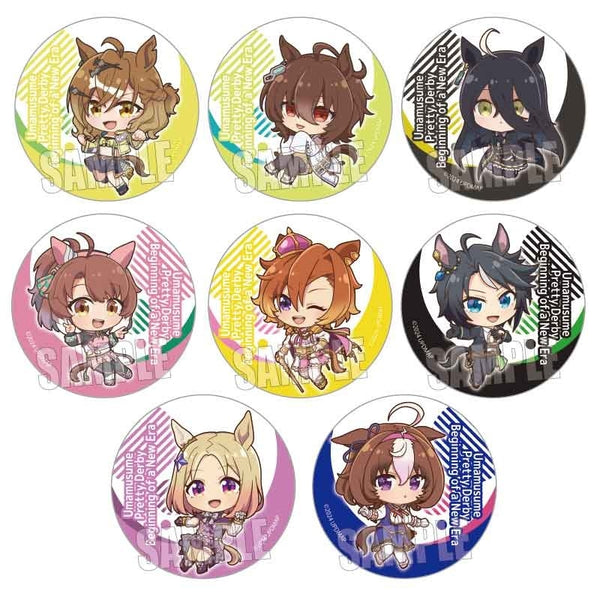 トレーディング缶バッジ 劇場版『ウマ娘 プリティーダービー 新時代の扉』/ぷかっしゅ 1箱8個入り [ベルハウス][トレーディング]