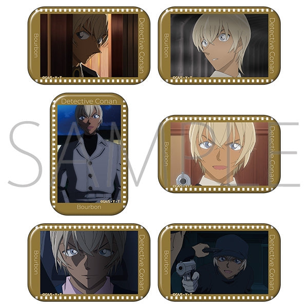 Detective Conan Square Can Badge Collection / Bourbon 1 Box of 6 [Movic][Trading]