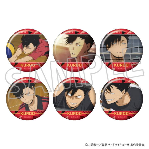 Haikyu!! Kuroo-Filled Can Badge Collection 1 box (6 pieces) [Movic] [Trading]