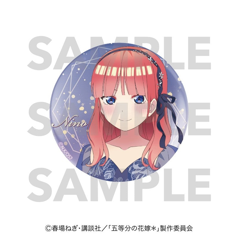 The Quintessential Quintuplets* Metallic Can Badge Night Sky Color Dress Nino Nakano [Edith][GOODS]