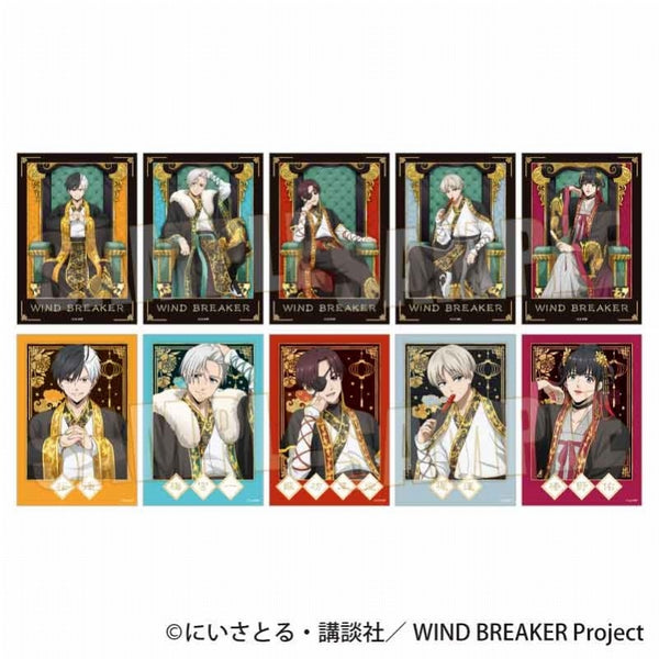 トレーディング箔押しブロマイド WIND BREAKER/玉座ver. 1箱10個入り [ベルハウス][トレーディング]