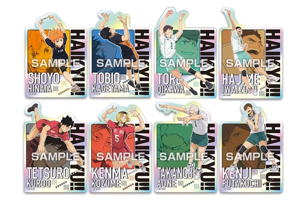 アニメ「ハイキュー!!」 キャラカットステッカーガム 1箱16個入り [エンスカイ][キャンディトイ]