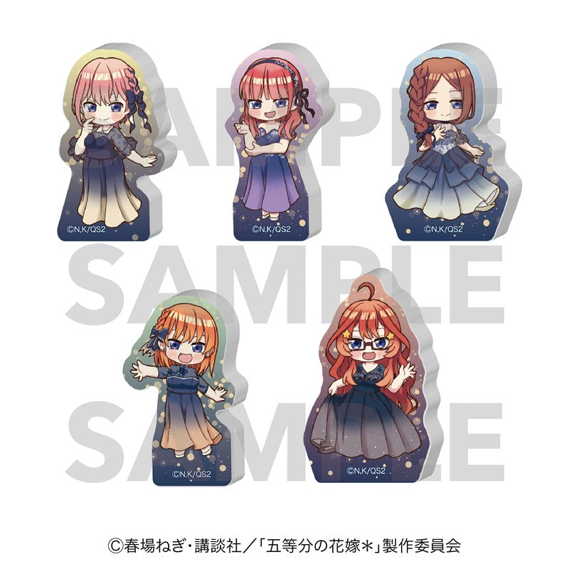 The Quintessential Quintuplets* Trading Acrylic Figures: Night Sky Color Dress (5 designs total) 1 box (contains 5 pieces) [Edith][Trading]
