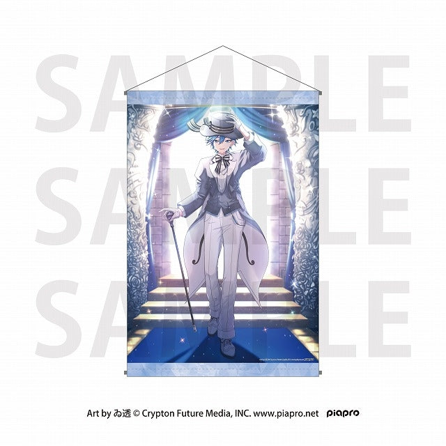 初音ミクシンフォニーコラボカフェ 「After Party in Yokohama」B2タペストリー KAITO [イーディス][GOODS]