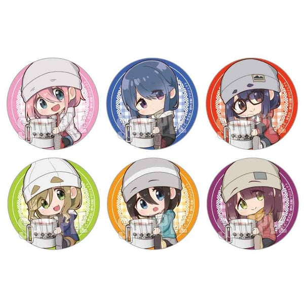 トレーディング缶バッジ ゆるキャン△ SEASON3/ぎゅぎゅっと 1個 [ベルハウス][トレーディング]