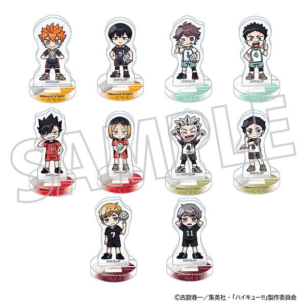 Haikyu!! ChuaSta Miniature Acrylic Stand Collection, 1 Box of 10 Pieces [Movic][Trading]