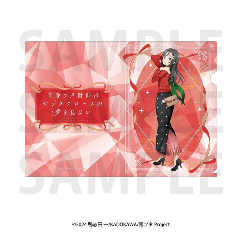 アニメ「青春ブタ野郎はサンタクロースの夢を見ない」クリアファイル ミニスカサンタ [イーディス][GOODS]