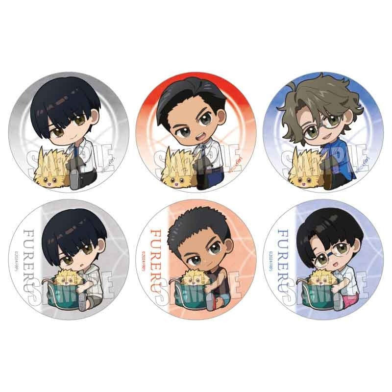 トレーディング缶バッジ ふれる。/ぎゅぎゅっと 1箱6個入り [ベルハウス][トレーディング]