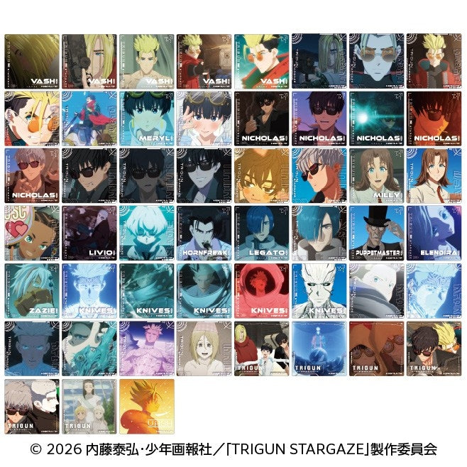 TRIGUN STARGAZE スクエアクリアカード 1箱17個入り [エンスカイ][トレーディング]