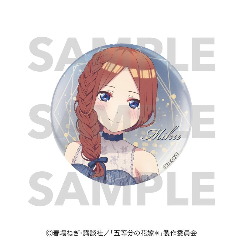 「五等分の花嫁*」メタリック缶バッジ Night sky color Dress 中野三玖 [イーディス][GOODS]