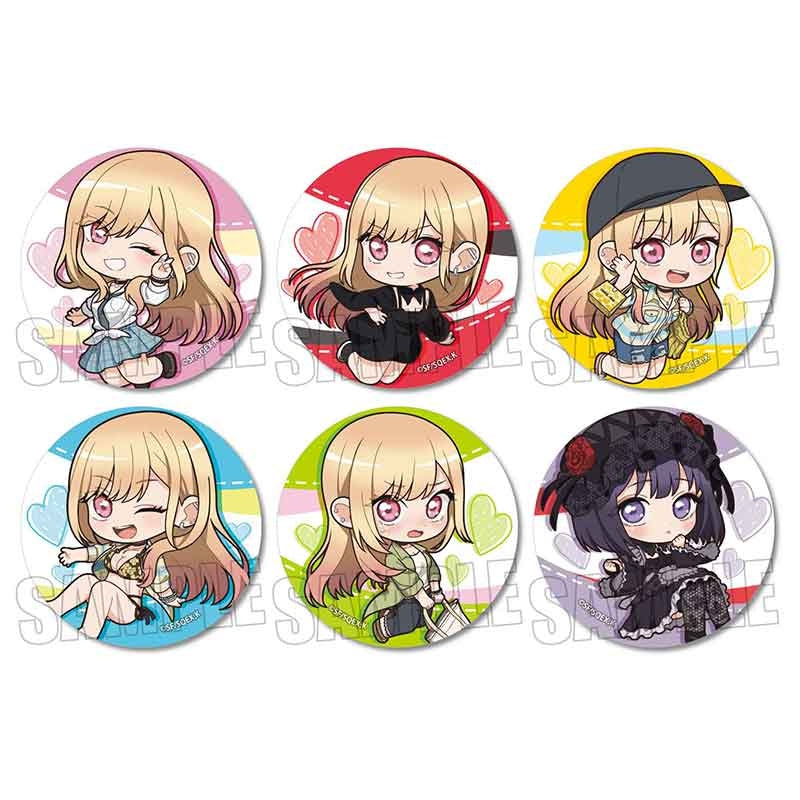 Trading Can Badges: My Dress-Up Darling / Pukasshu - 1 Box of 6 [Bellfine][Trading]