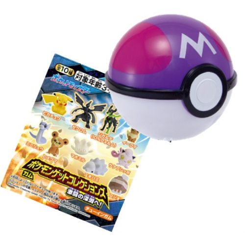 Pokémon Get Collections Gum: To the Deep Abyss! 1 Box of 10 Pieces [Takara Tomy Arts Candy Sales Department][Candy Toy]