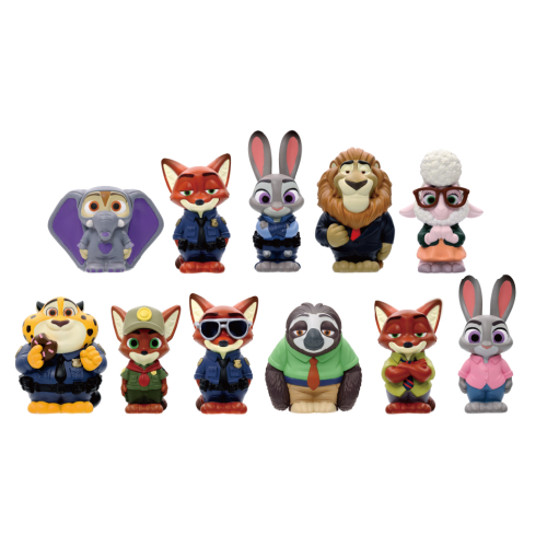 Zootopia Soft Vinyl Puppet Mascot - Box of 11 [Ensky][Trading Figures]