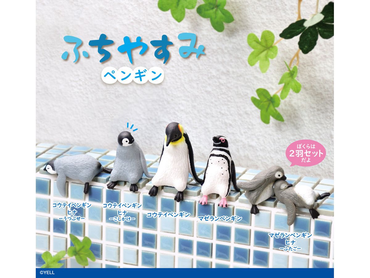 ふちやすみ ペンギン 1箱10個入り [エール][Tフィギュア]