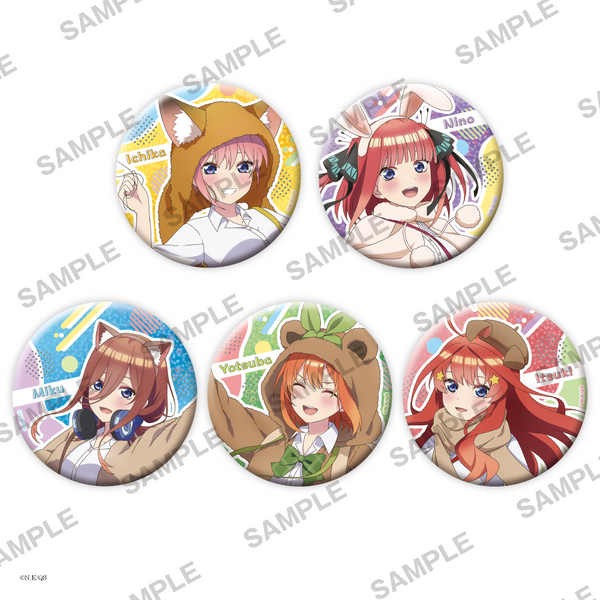 ｢五等分の花嫁∽｣おおきなキラキラ缶バッジ 1個[KADOKAWA][トレーディング][新作]