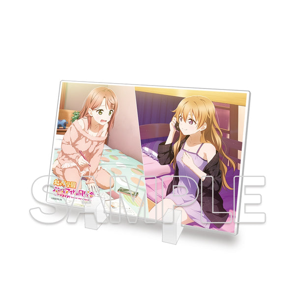 『ラブライブ!虹ヶ咲学園スクールアイドル同好会』ミニアクリルプレート 歩夢&彼方[KADOKAWA (電撃)][GOODS][新作]