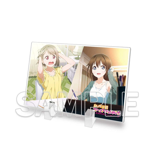 『ラブライブ!虹ヶ咲学園スクールアイドル同好会』ミニアクリルプレート かすみ&しずく[KADOKAWA][GOODS][新作]