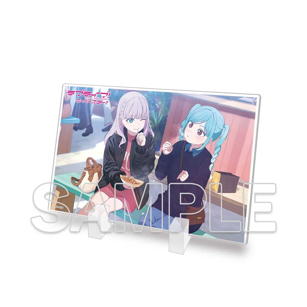 『ラブライブ!スーパースター!!』ミニアクリルプレート Liella! マルガレーテ&冬毬[KADOKAWA][GOODS][新作]
