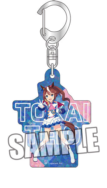 ウマ娘 プリティーダービー ホログラムアクリルキーホルダー「トウカイテイオー」 [ブロッコリー][キャラグッズ]