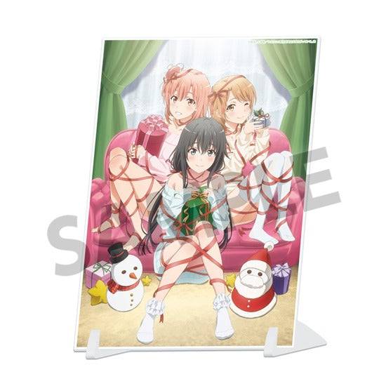やはり俺の青春ラブコメはまちがっている｡完 ビジュアルアクリルプレート  雪乃&結衣&いろは クリスマス ver.[ホビーストック][GOODS][新作]