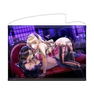 ドルフィンウェーブ B2タペストリー 見波&ヴィーナ(フレームの中の闇と星)[ホビーストック][GOODS][新作]