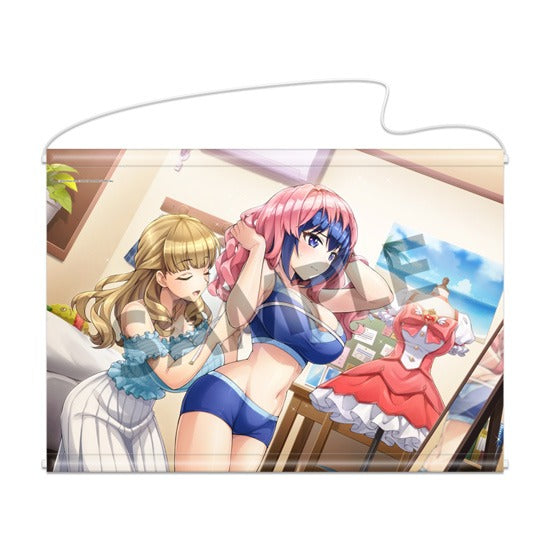 ドルフィンウェーブ B2タペストリー 詩絵&みちる(コスプレ衣装試着中)[ホビーストック][GOODS][新作]