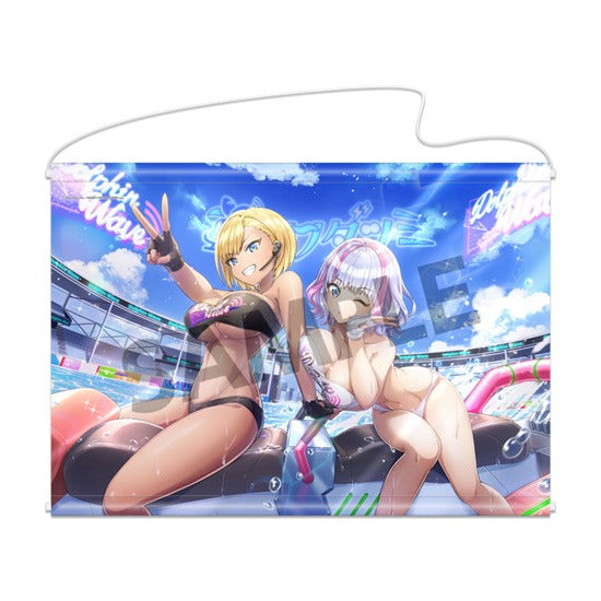 ドルフィンウェーブ B2タペストリー 麻汐&トモ(NEW WAVE COMIN')[ホビーストック][GOODS][新作]