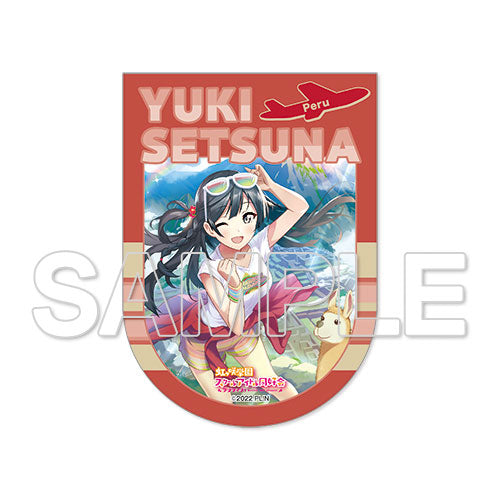 『ラブライブ!虹ヶ咲学園スクールアイドル同好会』空想世界旅行トラベルステッカー 優木せつ菜 [KADOKAWA][キャラグッズ]