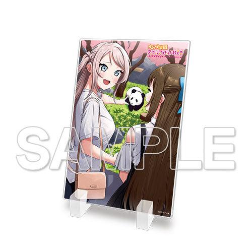 『ラブライブ!虹ヶ咲学園スクールアイドル同好会』ミニアクリルプレート しずく&嵐珠 [KADOKAWA][キャラグッズ]