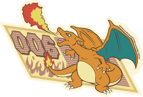 Pokémon Travel Sticker Retro Sticker Collection 9. Charizard [ensky][Character Goods]
