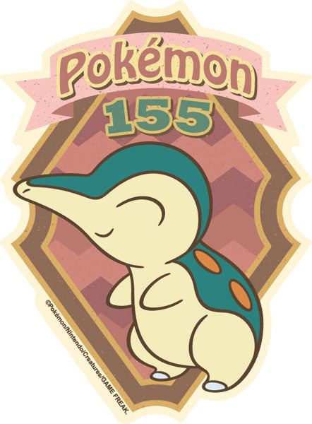 Pokémon Travel Sticker Retro Sticker Collection 12. Cyndaquil [ensky][Character Goods]