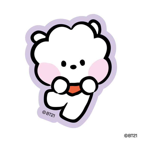 BT21 minini ダイカットステッカーミニ (2)RJ [ensky(エンスカイ)][キャラグッズ]