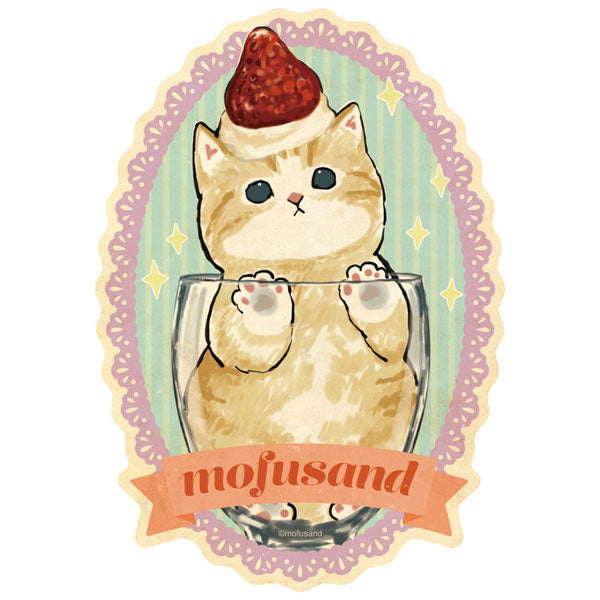 mofusand トラベルステッカー ぱふぇ [ensky(エンスカイ)][キャラグッズ]