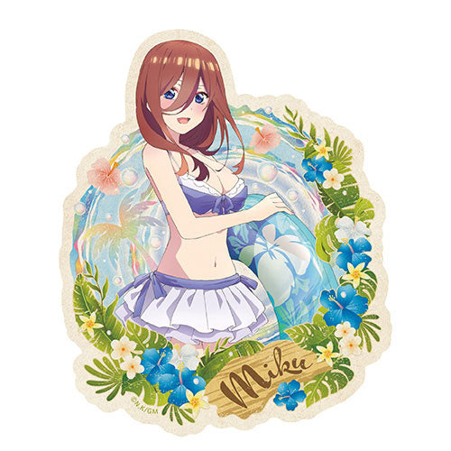 The Quintessential Quintuplets the Movie Travel Sticker (Swimsuit) 3. Miku Nakano [ensky][Character Goods]