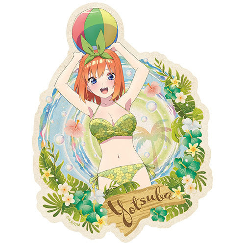 The Quintessential Quintuplets the Movie Travel Sticker (Swimsuit) 4. Yotsuba Nakano [ensky][Character Goods]