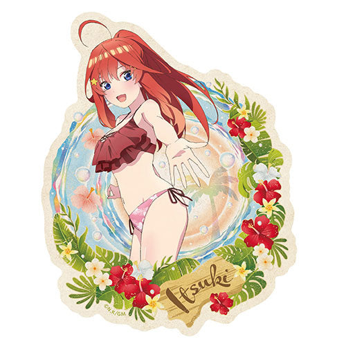 The Quintessential Quintuplets the Movie Travel Sticker (Swimsuit) 5. Itsuki Nakano [ensky][Character Goods]