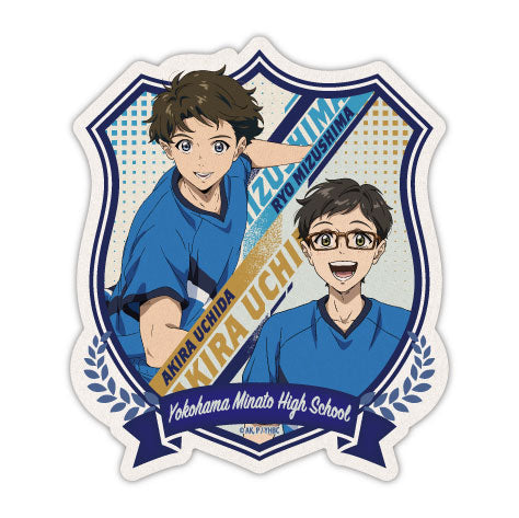 Love All Play! Travel Sticker 1. Ryo Mizushima / Hikaru Uchida [ensky][Character Goods]