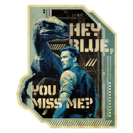 ジュラシックワールド JURASSIC WORLD トラベルステッカー YOU MISS ME? [ensky(エンスカイ)][キャラグッズ]