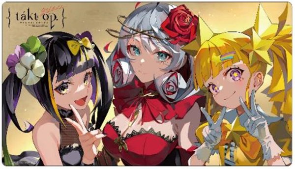 ラバーデスクマットコレクション takt op. 運命は真紅き旋律の街を  幻想即興曲&運命&きらきら星変奏曲[ツキナギ][カードサプライ][新作]