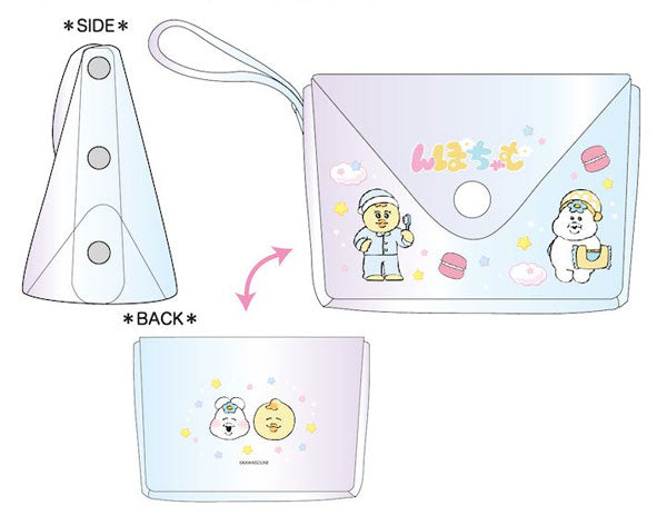 んぽちゃむ オーロラミニポーチ おやすみ[ティー・シー・ピー][GOODS][再販]